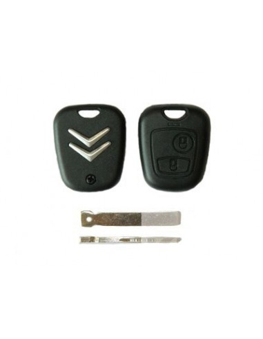 Carcasa Cheie Citroen cu Logo si 2 butoane